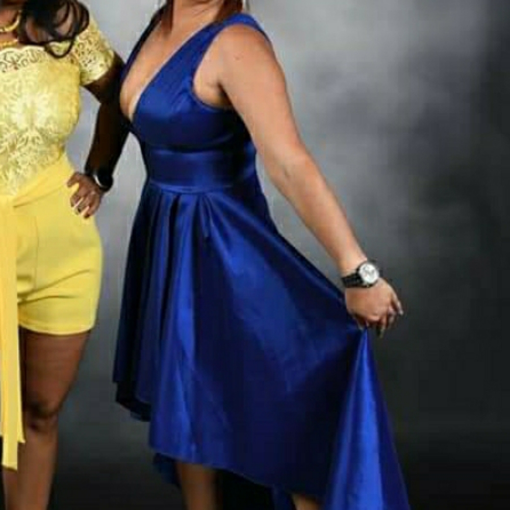 Navy blue dress